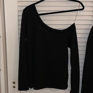 Mixology black off the shoulder sweater